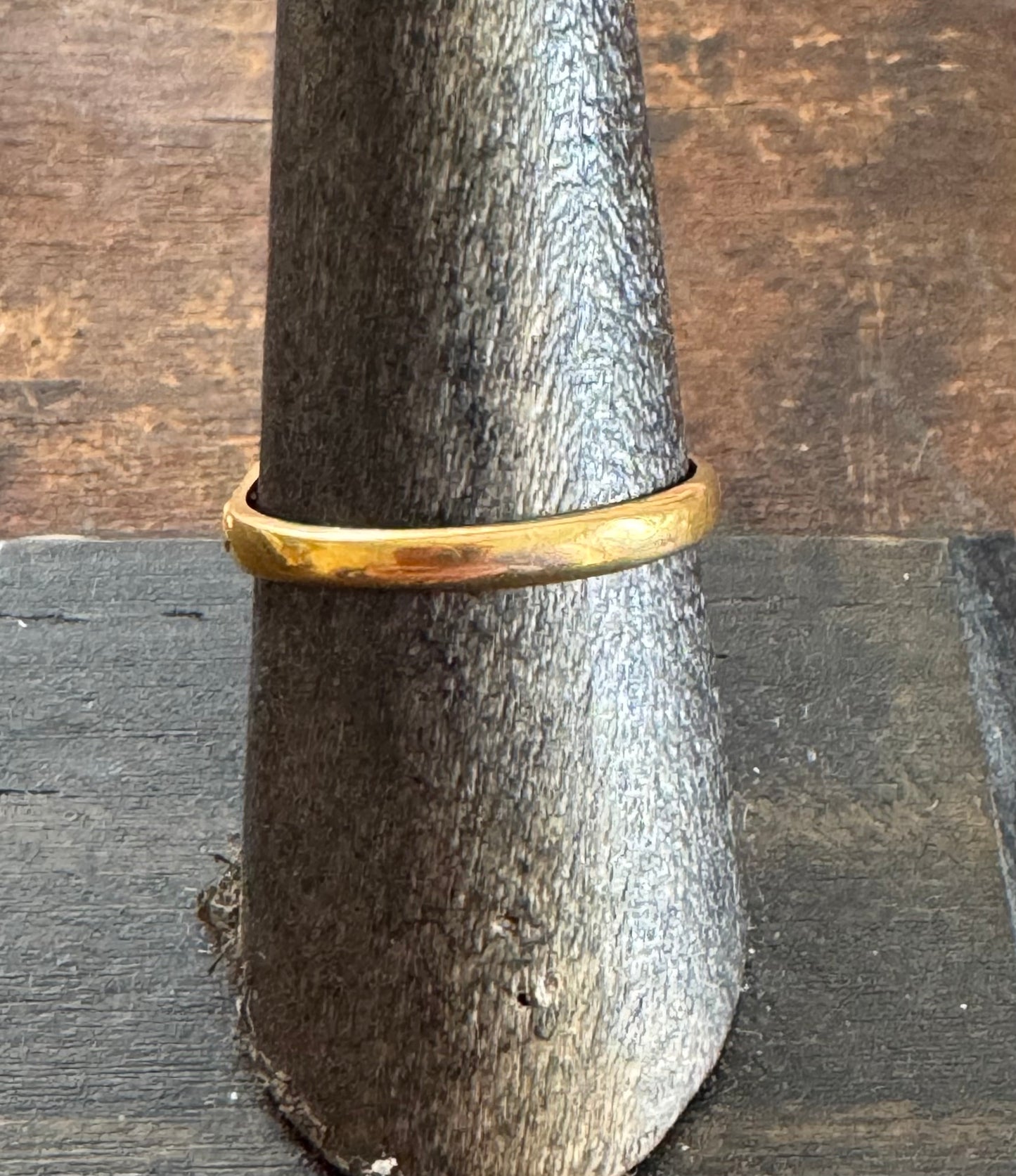 Antique Ring- Synthetic Ruby and Seed Pearl Ring