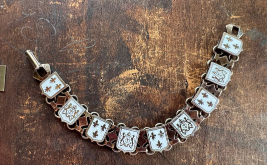 Vintage Bracelet - Fleur de Lis Bracelet