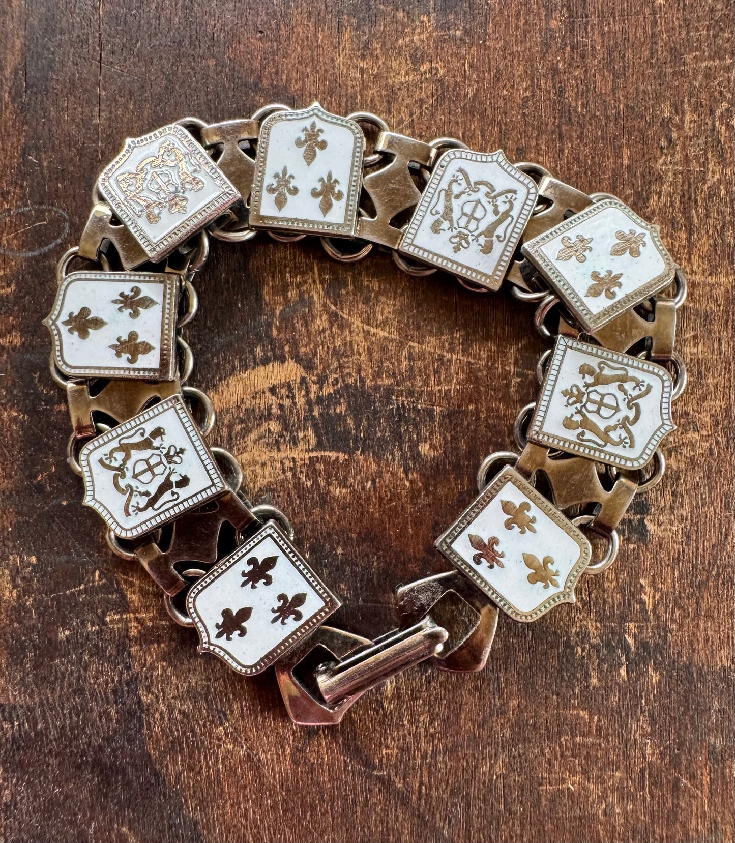 Vintage Bracelet - Fleur de Lis Bracelet
