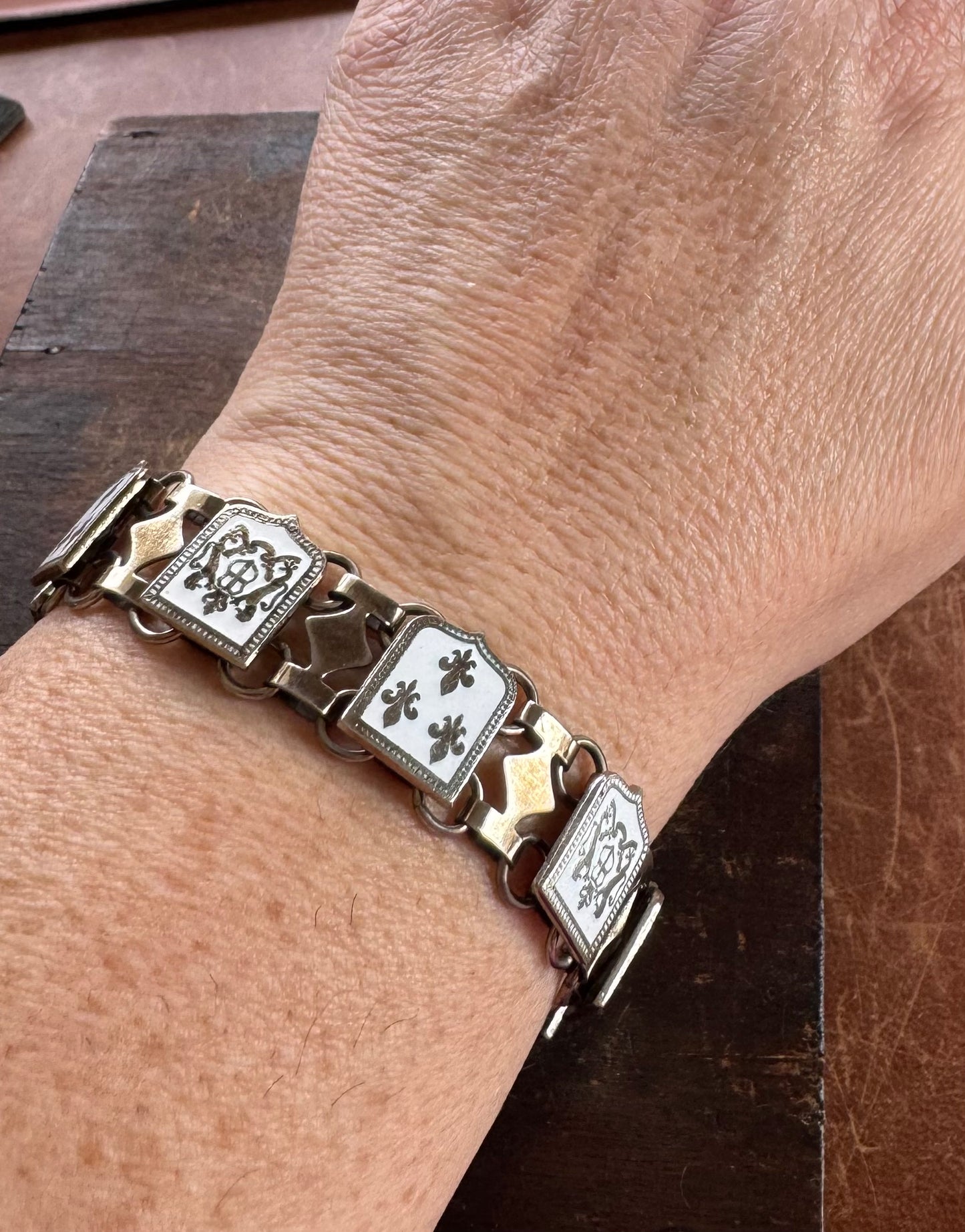 Vintage Bracelet - Fleur de Lis Bracelet