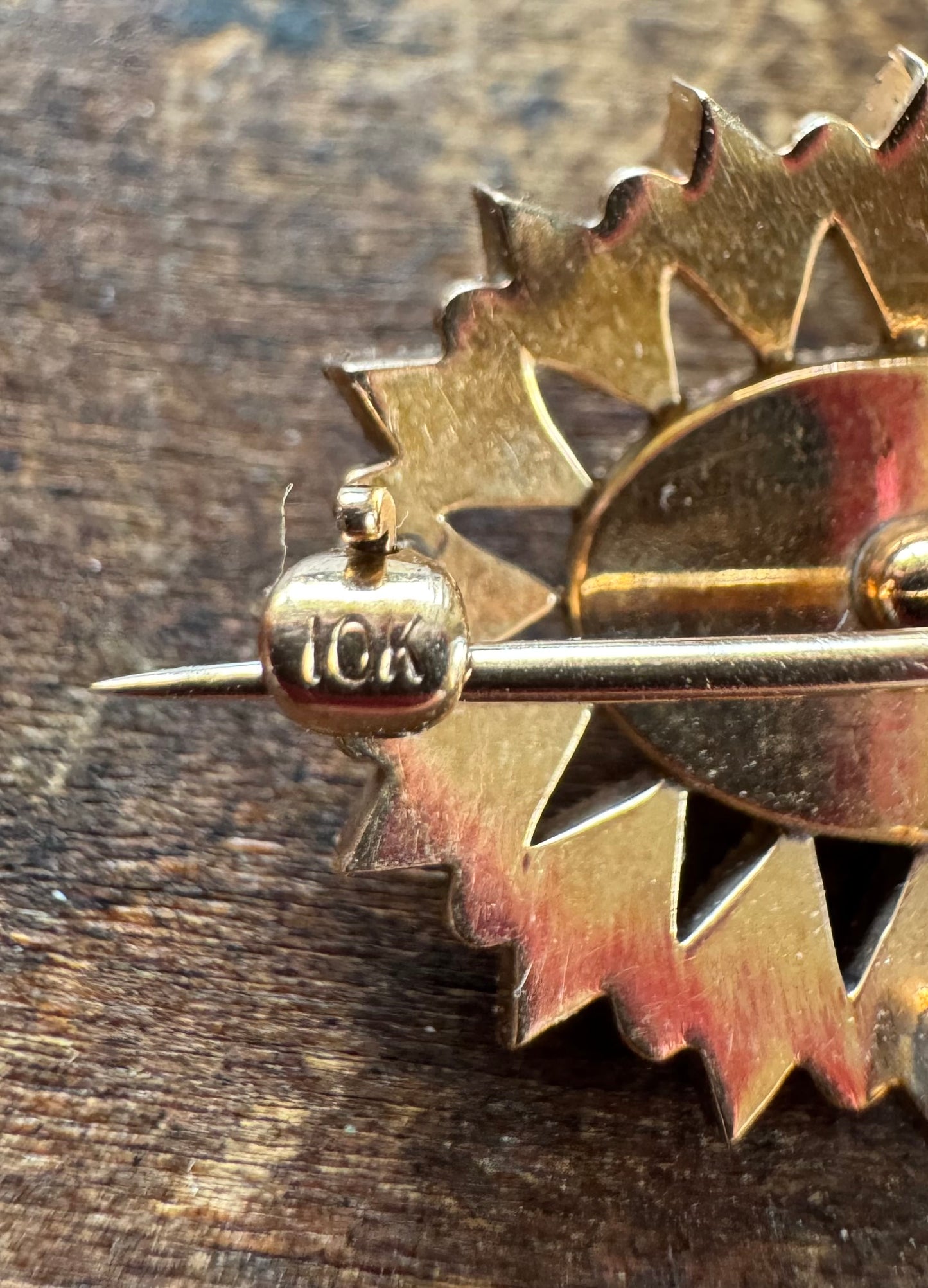Victorian Pin/Pendant - Antique Black Onyx Mourning Jewelry