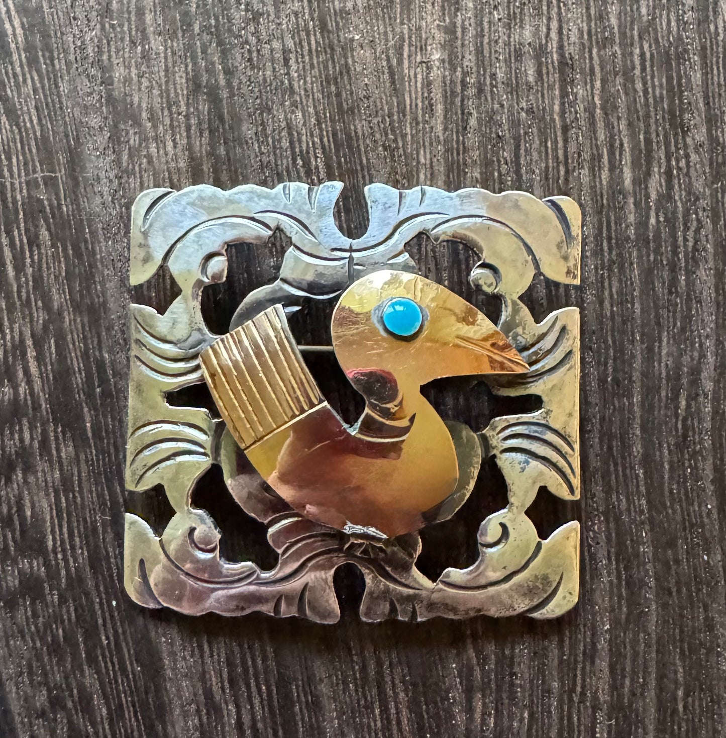 Brooch - Old Cuzco Sterling Pin