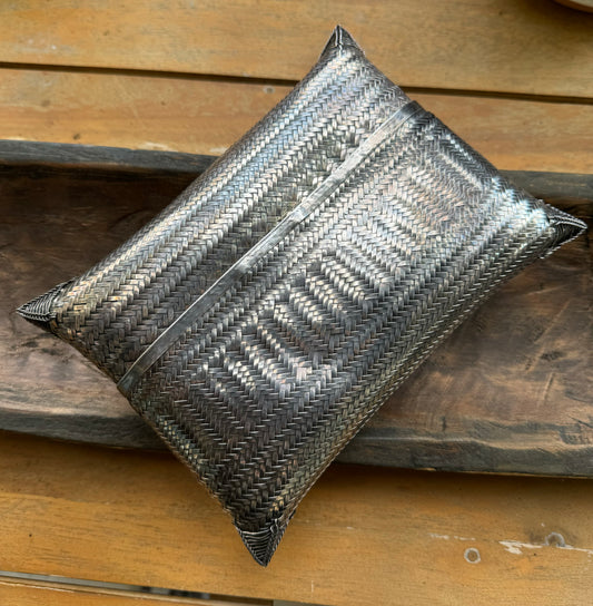 Vintage Hand Woven Sterling Silver Clutch